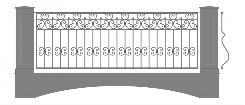 Лоза кованая 6х1500мм