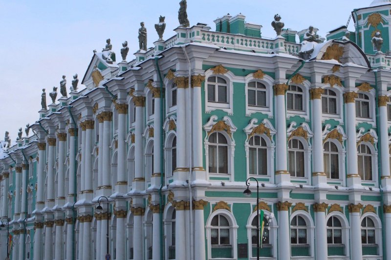 Архитектура Барокко Санкт Петербург зимний дворец
