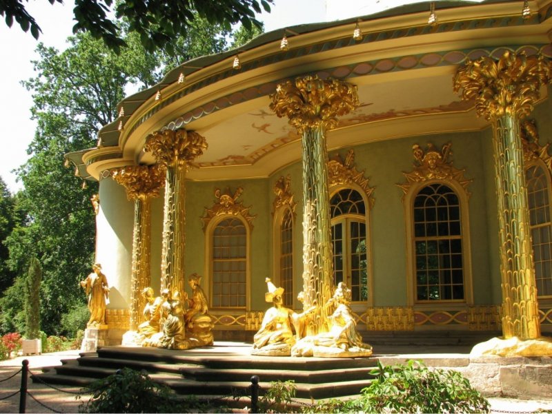 Китайский чайный домик в Сан-Суси, Потсдам, Германия