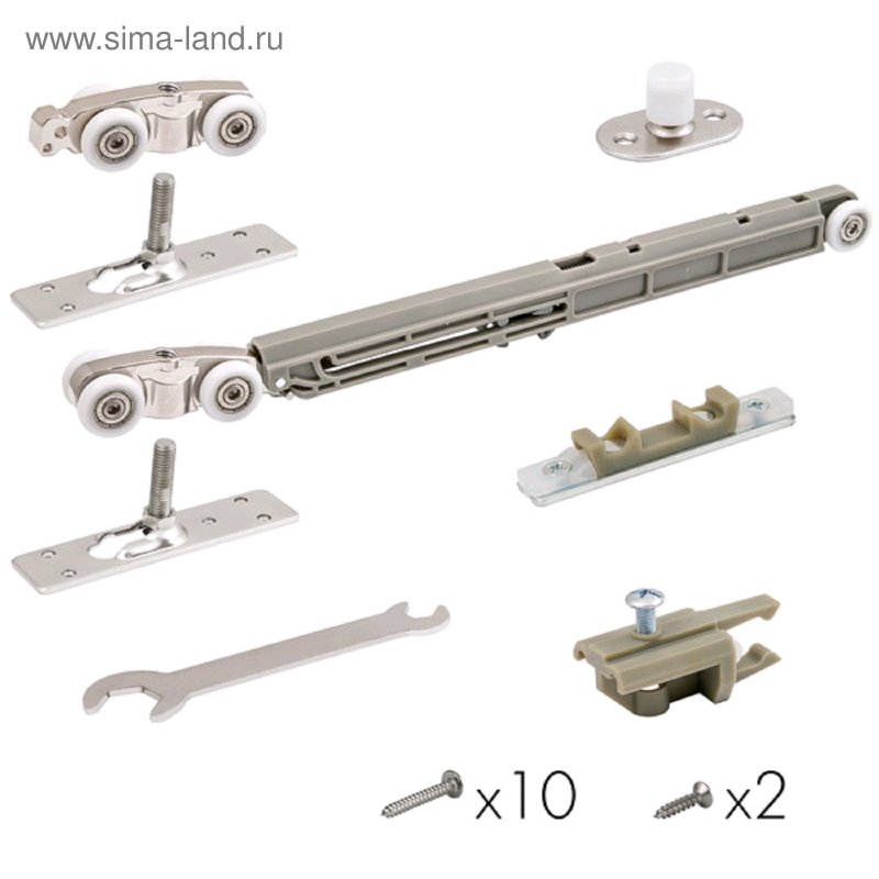 Комплект для раздвижных дверей Comfort - Pro Set 1.Rollers.80.cfa170