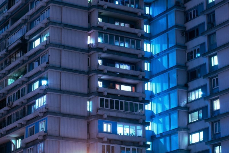 Стеклопакет здание