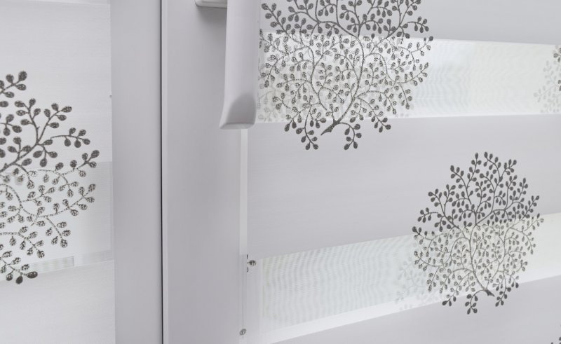 Рулонные шторы день ночь LM Decor Зебра Грация