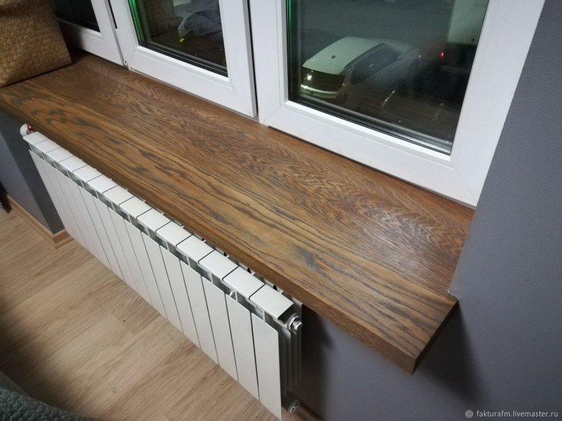 Деревянные подоконники для пластиковых