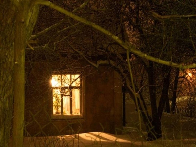 Свет из окон домов