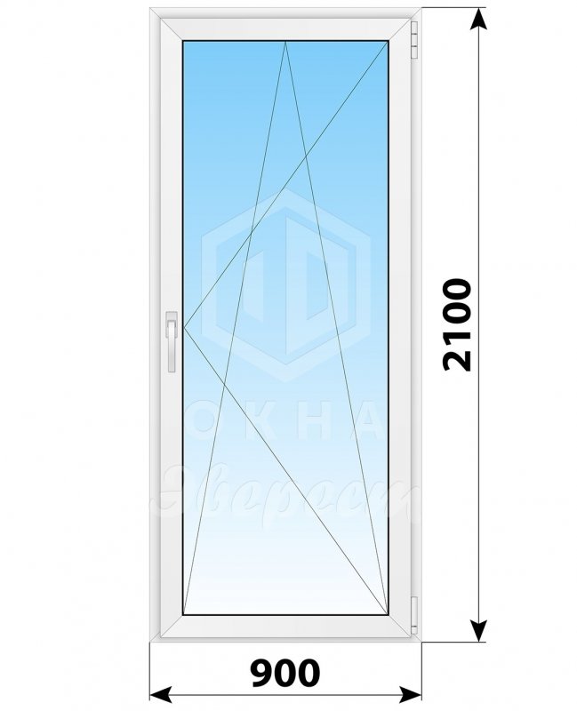 VEKA Euroline балконный блок
