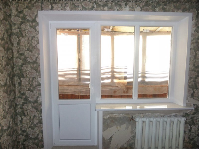 Пластиковая дверь 1500х2100