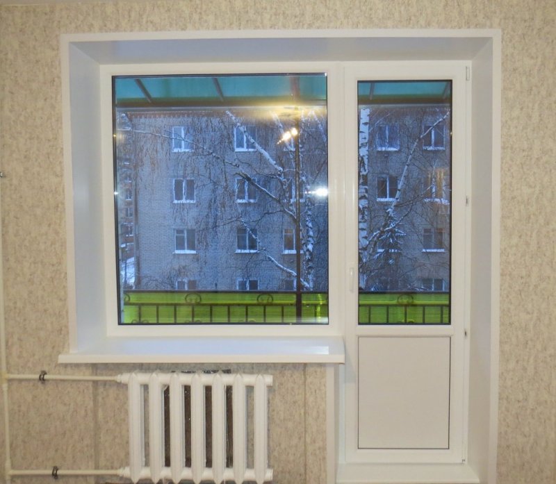 Окна Рехау балконный блок