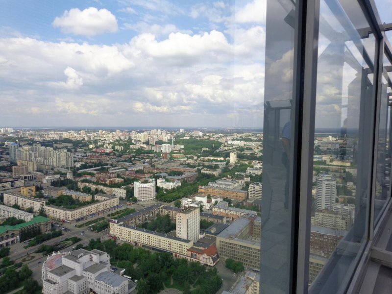 Башня Высоцкого в Екатеринбурге смотровая площадка