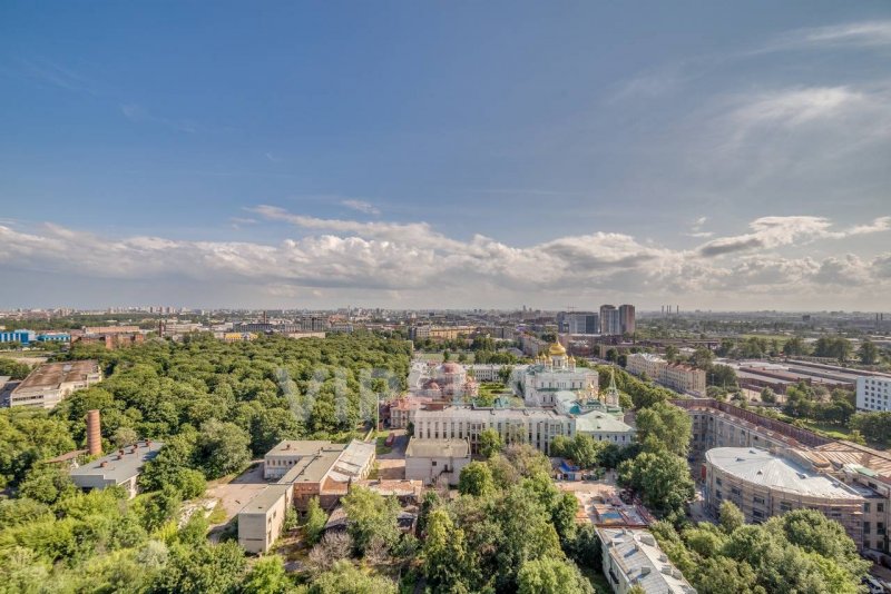 Панорама города вид из окна
