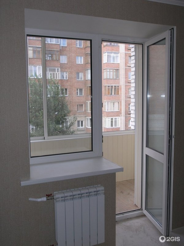 Балконный блок без порога