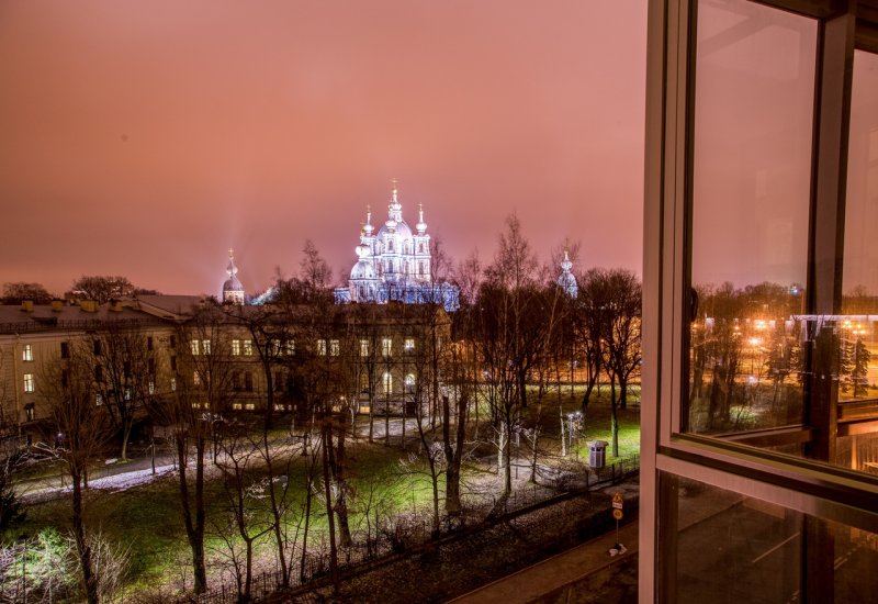 Петербург вид из окна