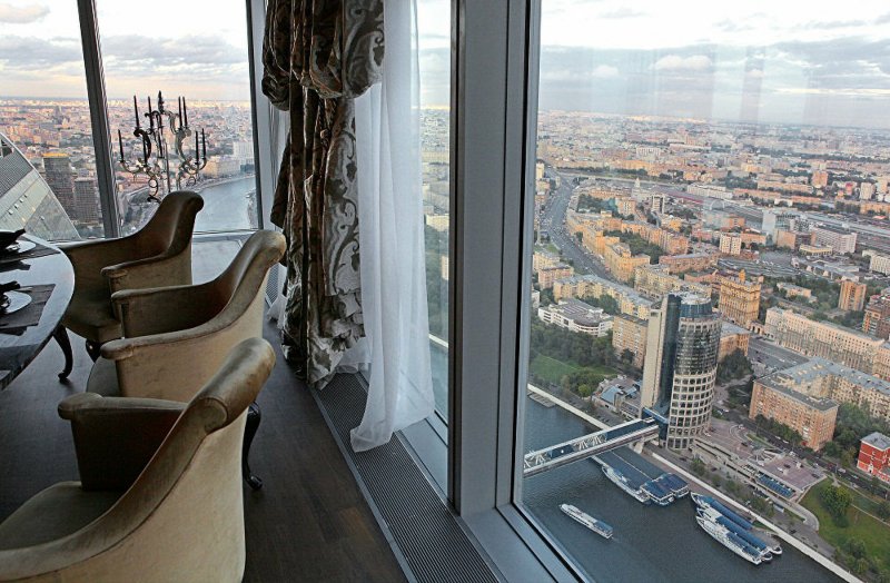 Moscow City вид из окна