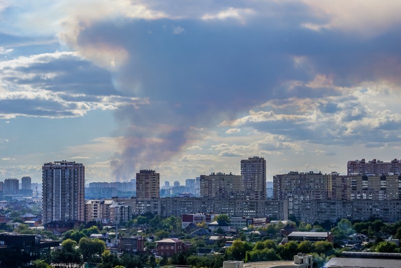 Панорама город спальный район Питер