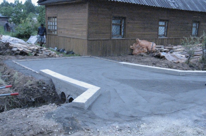 Геотекстиль для заезда на участок
