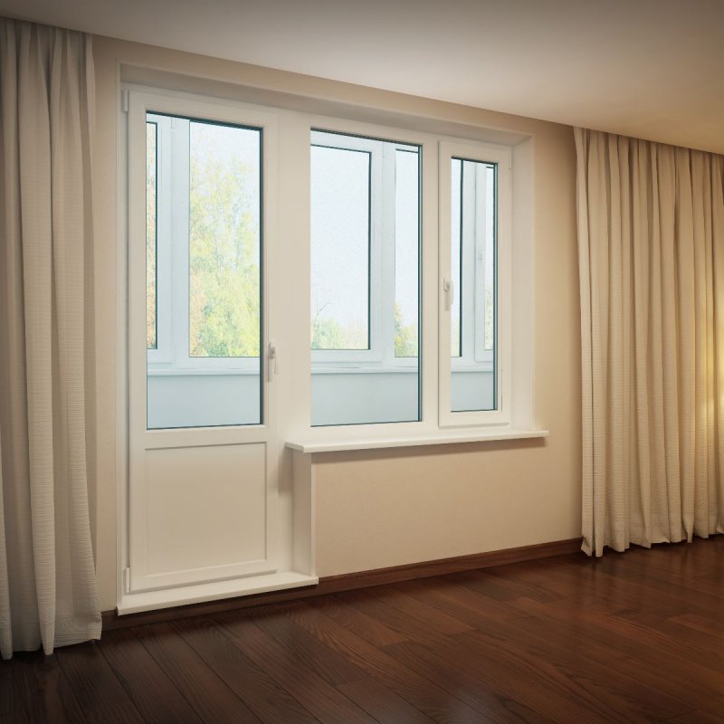 VEKA Softline 70 балконный блок