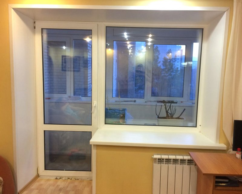 Дверь балконная 150*2000