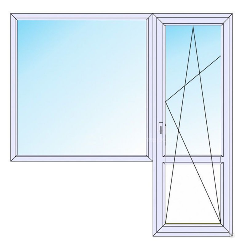 VEKA Euroline балконный блок