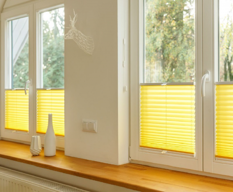 Плиссе Cosiflor с электроприводом Somfy