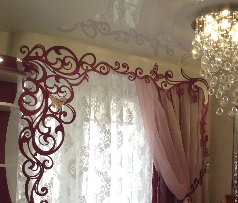 Фигурные ламбрекены