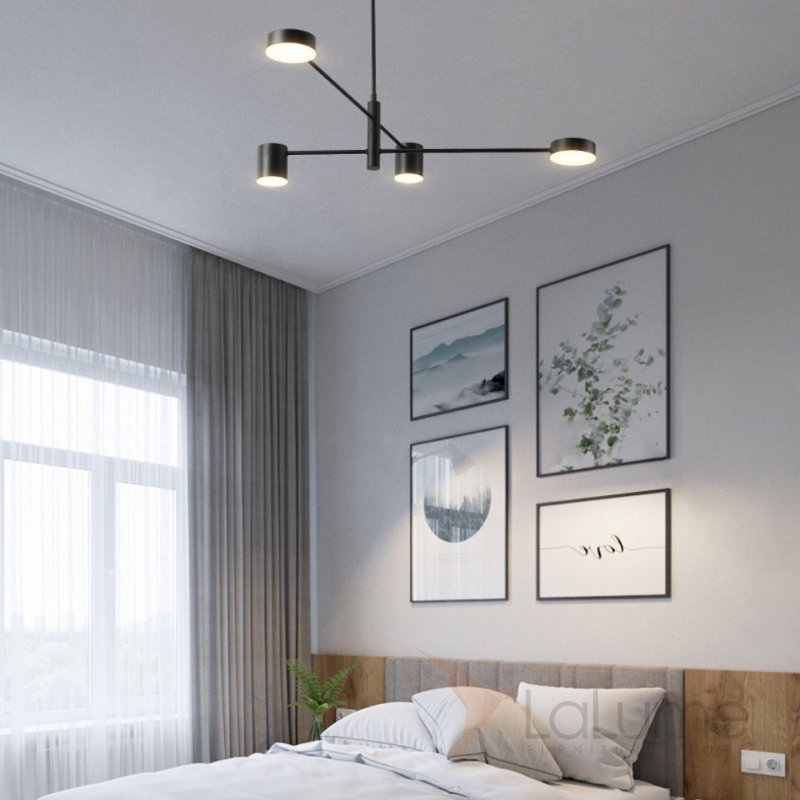 Люстра на штанге inodesign motvikt Black 41.1208