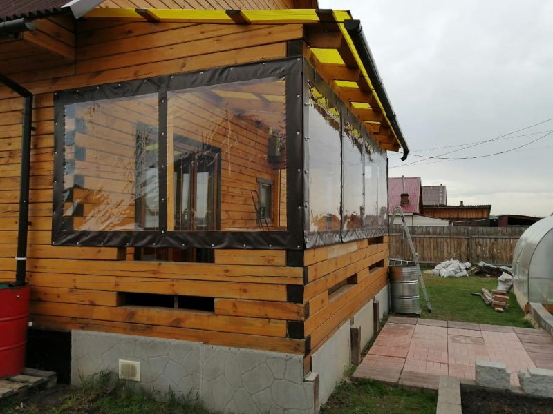 Остекление дачной веранды