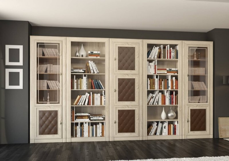 Современный книжный шкаф