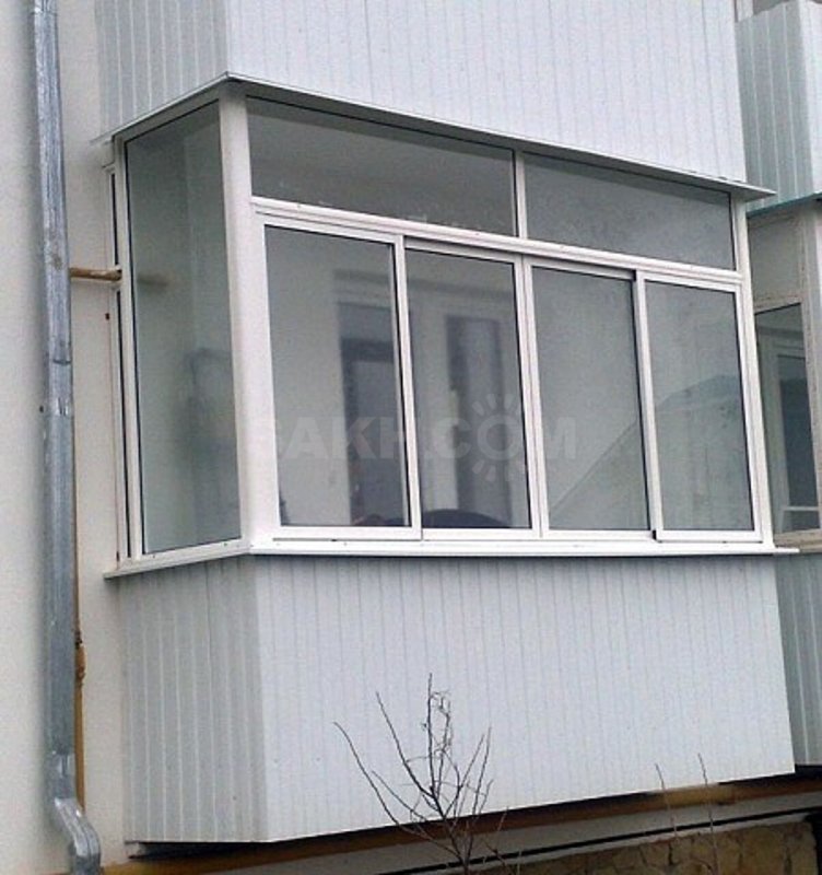 Балкон из ПВХ профиля