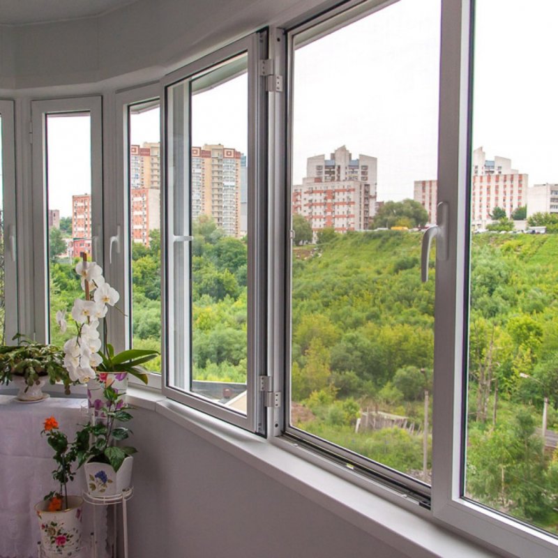 Пластиковая лоджия