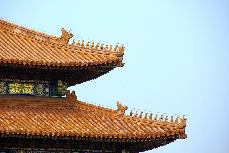 Китай Запретный город кровли