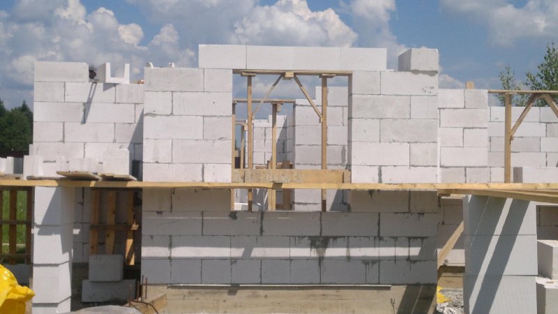 Здание из газобетонных блоков