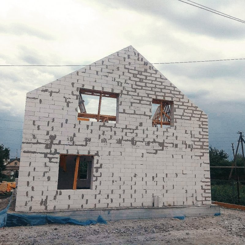 Дом из газоблока 4х5