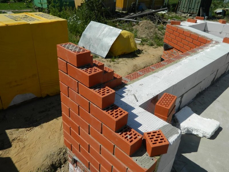 Газобетон и облицовочный кирпич