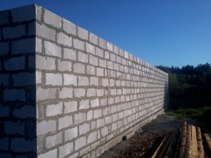 Кладка из газобетона