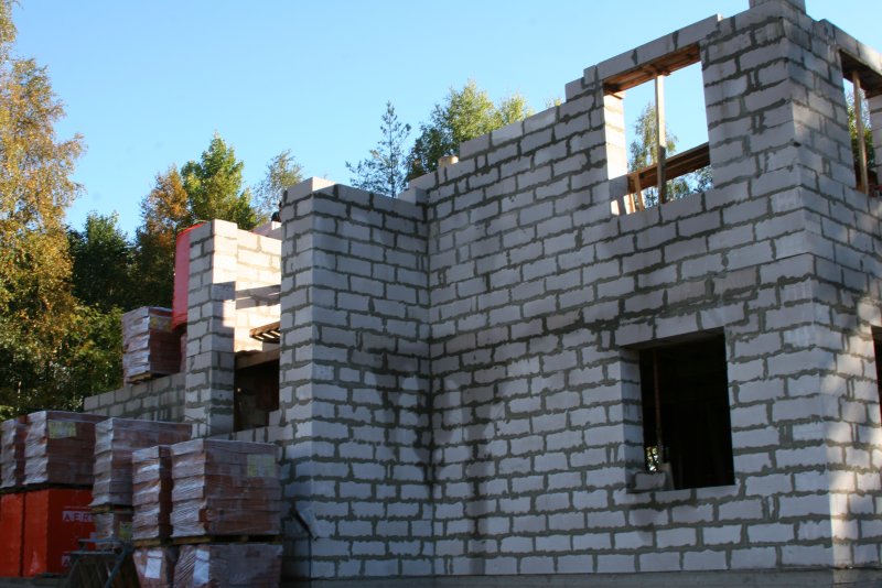 Кладка из газобетона