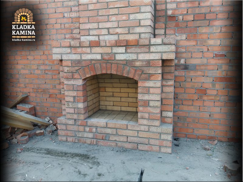 Камины в черновой отделке