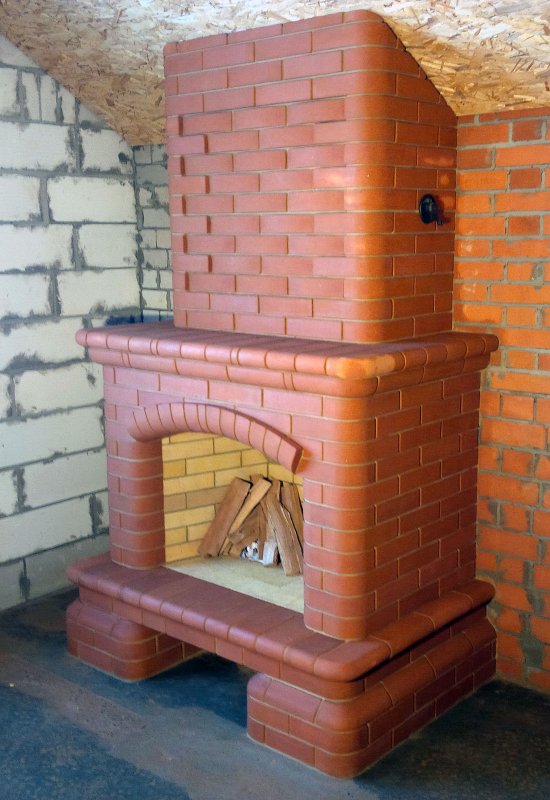 Кладка камина