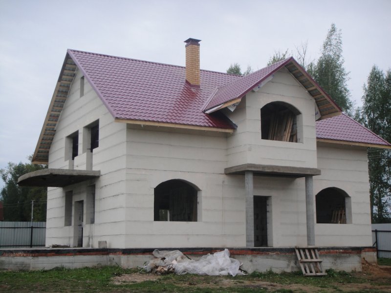 Дом газобетон