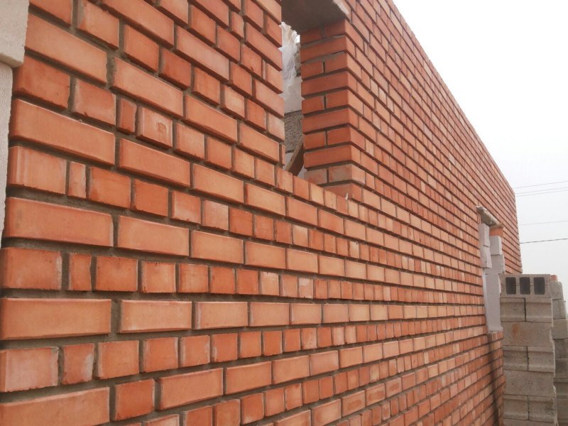 Веранда из облицовочного кирпича