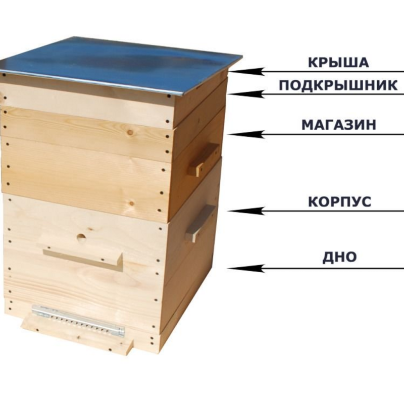 12 Рамочный улей Дадана