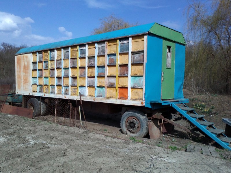 Пчелопавильон кассетный полуприцеп