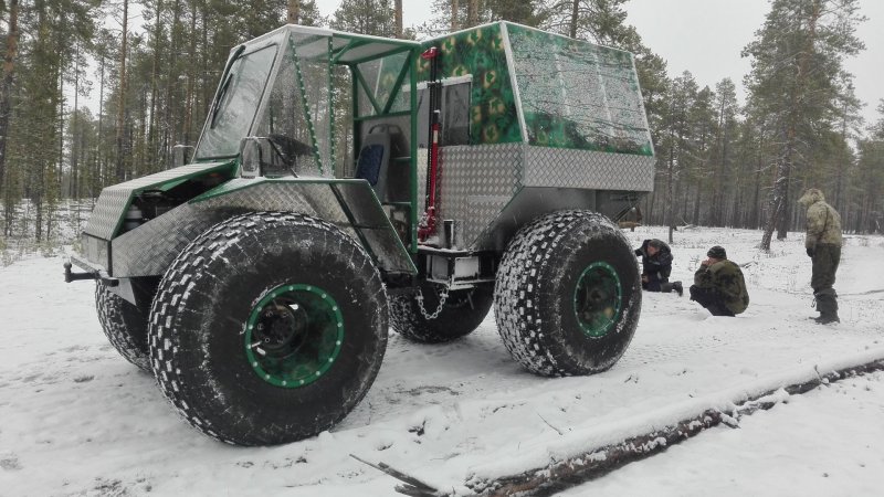 Вездеход перелома кабина