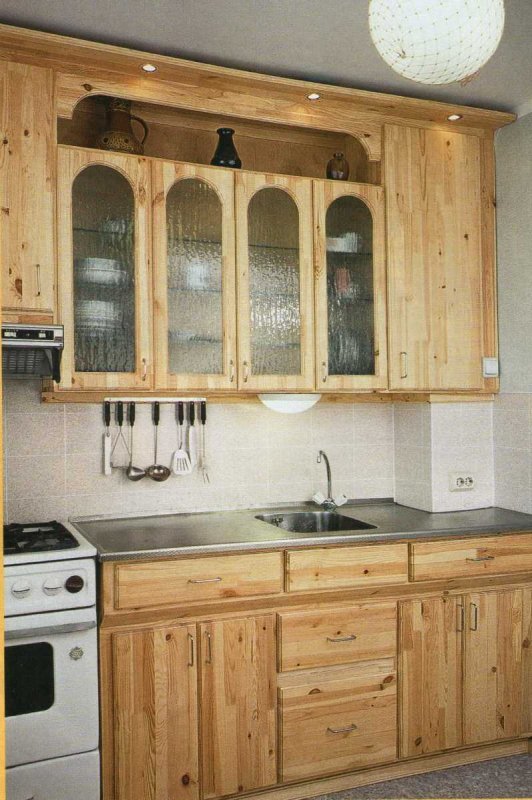 Самодельная кухня на даче