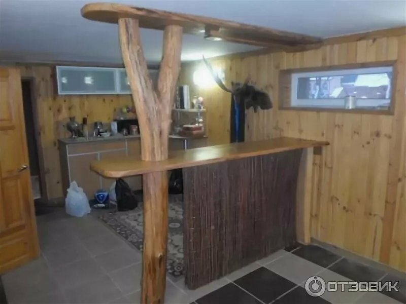 Барная стойка из бруска