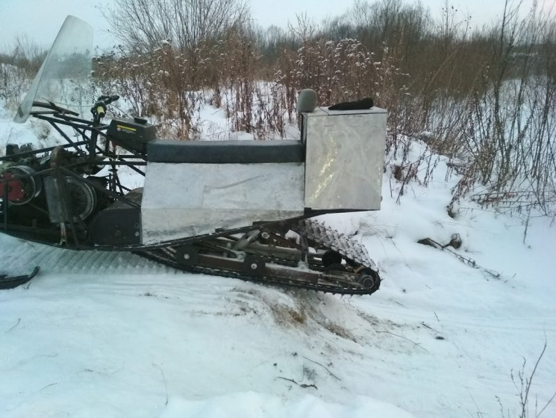 Самодельный снегоход повышенной проходимости