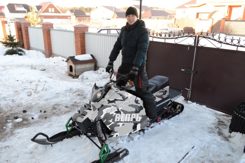 Сашок снегоход Вепрь