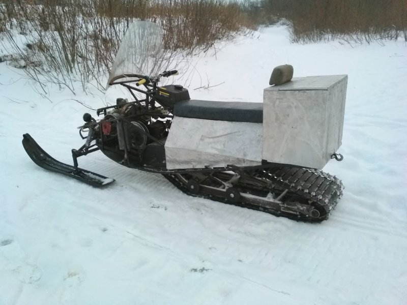 Мотобуксировщик на ИЖ Планета 5