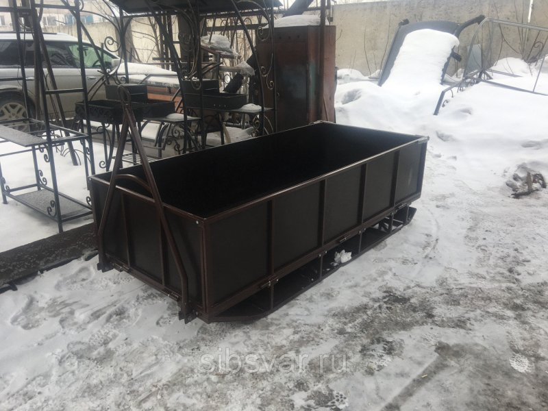 Сани для снегохода Буран алюминиевые заводские