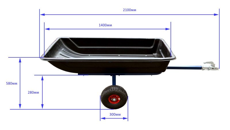 Прицеп для atv FS-gt1