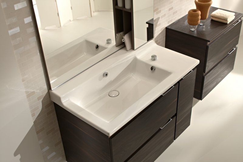 Раковина ERMESTON Sinks Элиза чёрная двойная