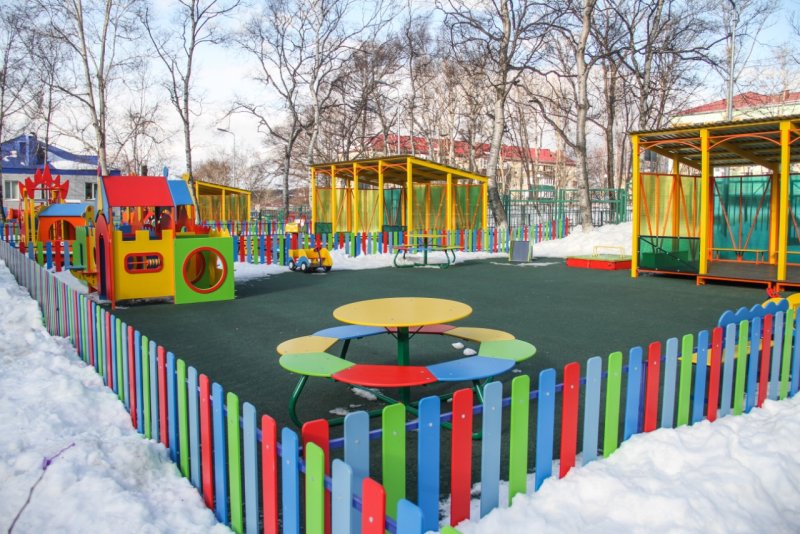 Игровая площадка в детском саду